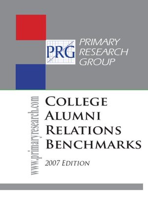 cover image of College Alumni Relations Benchmarks